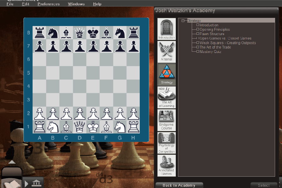 chess training softwares