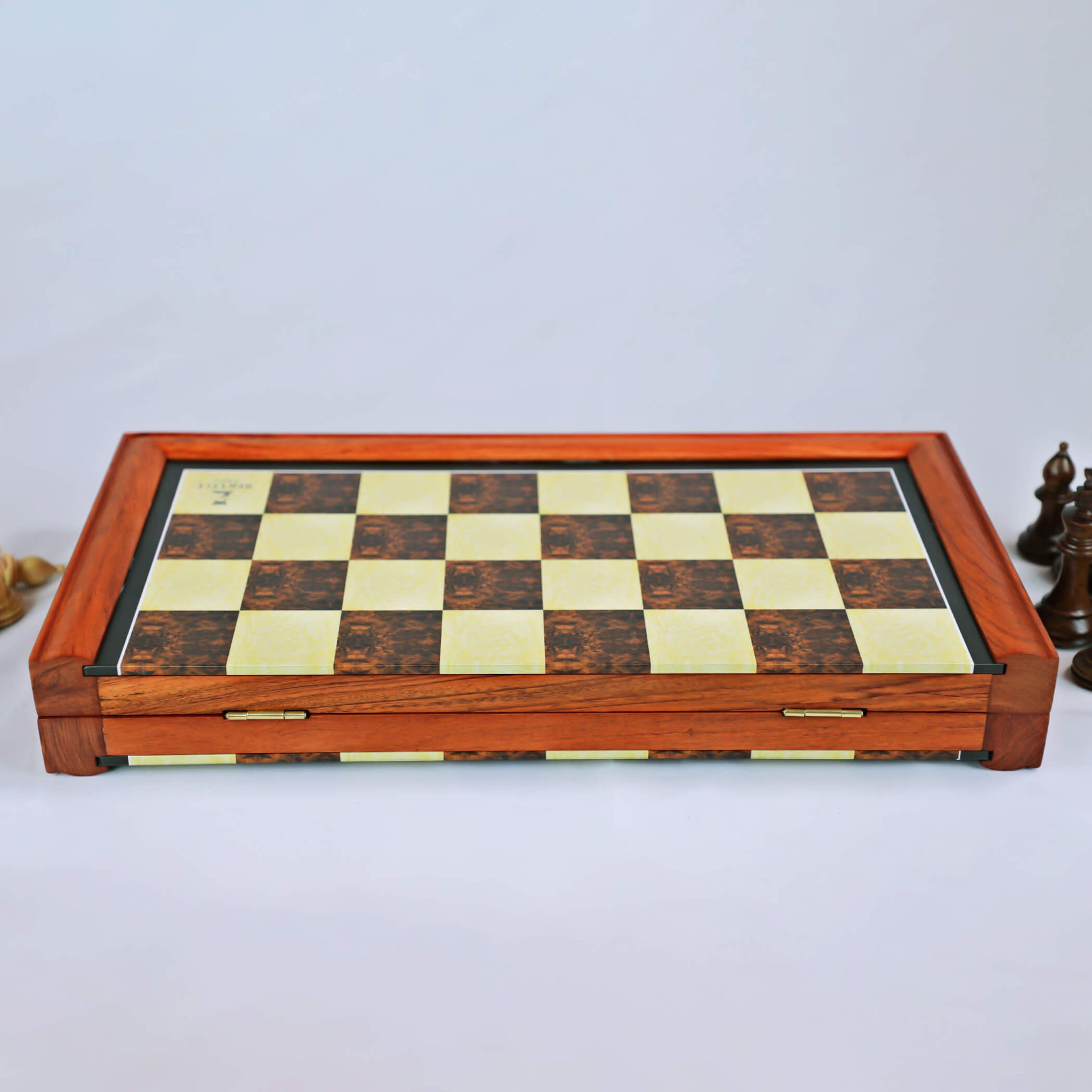 Standard Flat Tournament Chess Board (FIDE) - Henry Chess Sets