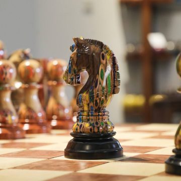 Deluxe Serial of Chess Piece for Decor The Knight