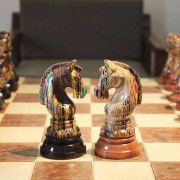 Deluxe Serial of Chess Piece for Decor The Knight