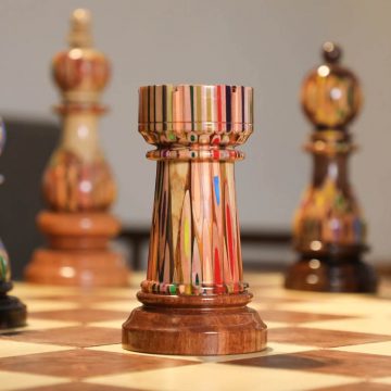 Deluxe Serial of Chess Piece for Decor - The Rook