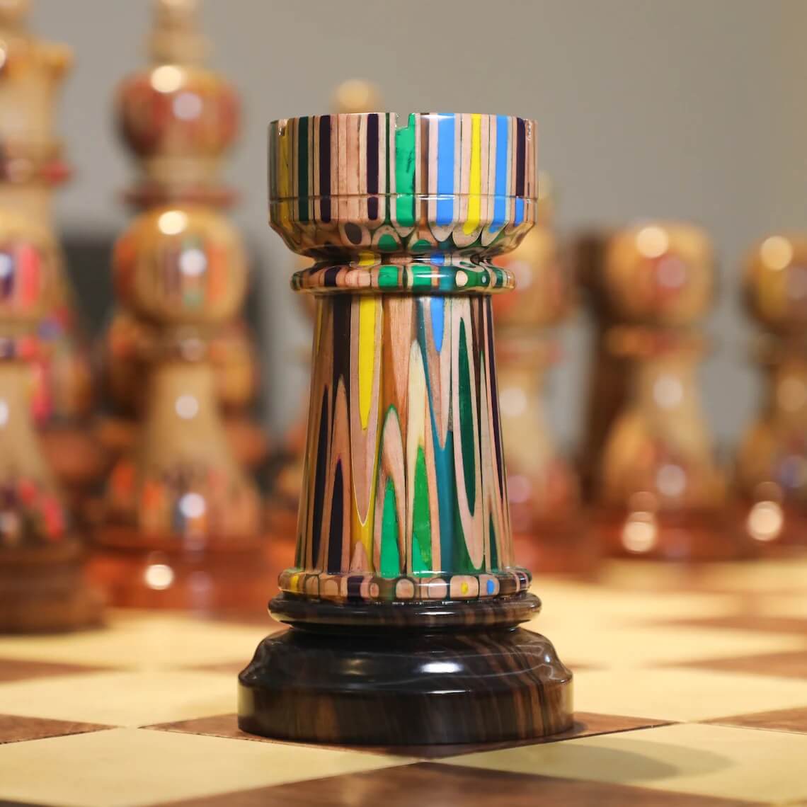 Giant Ornamental Pawn - Deluxe Serial of Chess Piece for Decor
