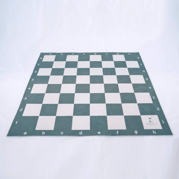 Deluxe Tournament Nappa Leather Chess Board (FIDE)