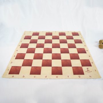 Deluxe Tournament Nappa Leather Chess Board (FIDE)