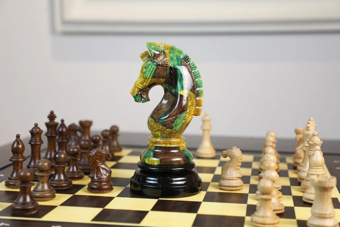 Special Edition Giant Deluxe Resin Chess Piece - Henry Chess Sets