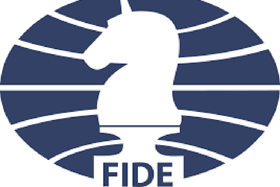 Distribution of chess skill as measured by Elo rating in FIDE (blue