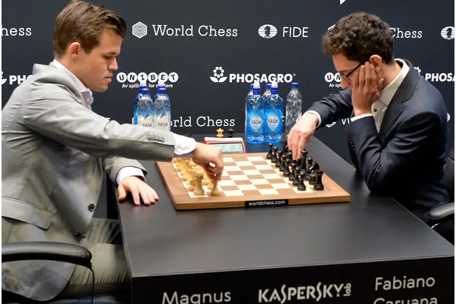 Prodigy Desk - Did you know? Grandmaster Fabiano Caruana uses a height  adjustable desk as he prepares for his Chess Championships.