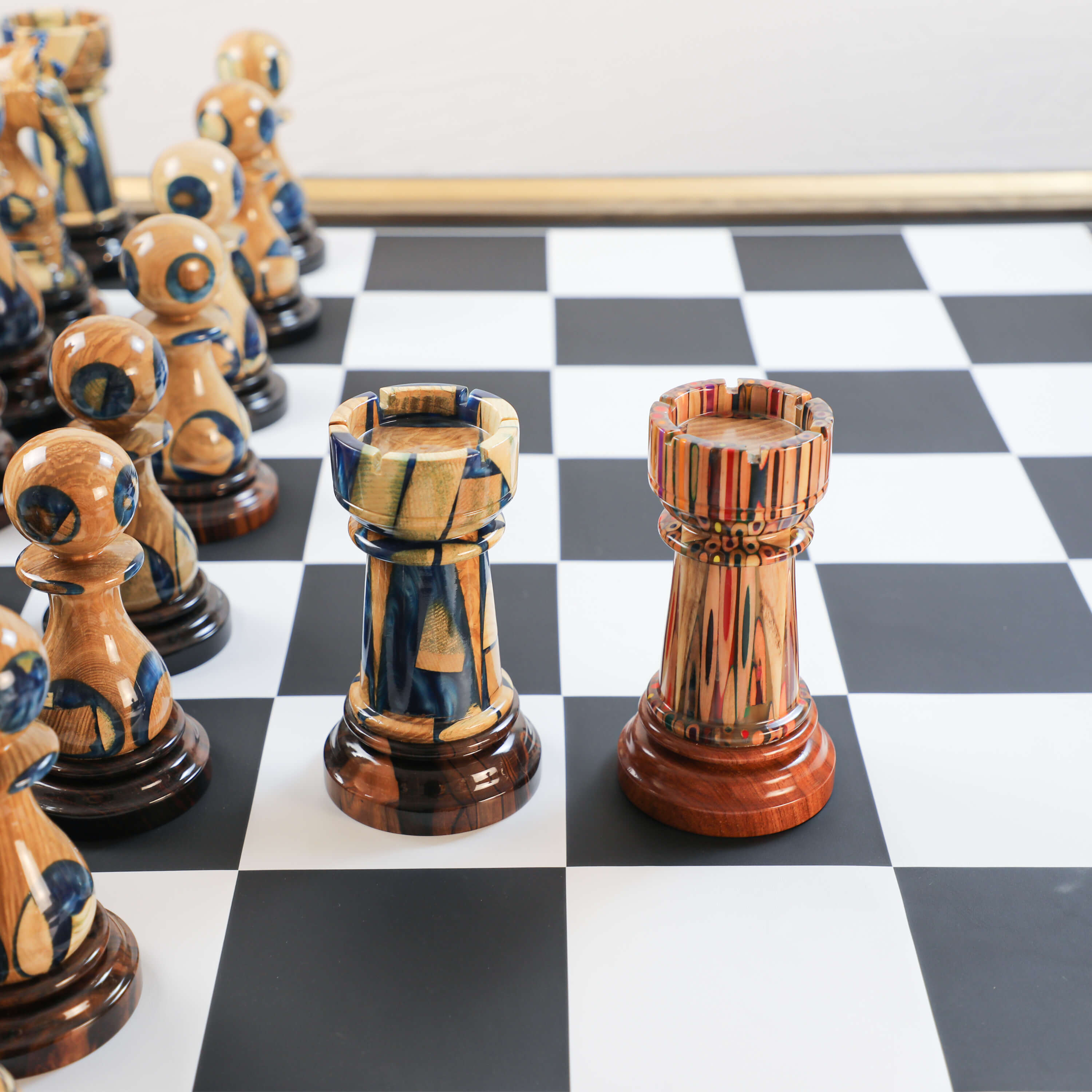 Giant Deluxe Chess Piece the Knight Blended of Wood Resin