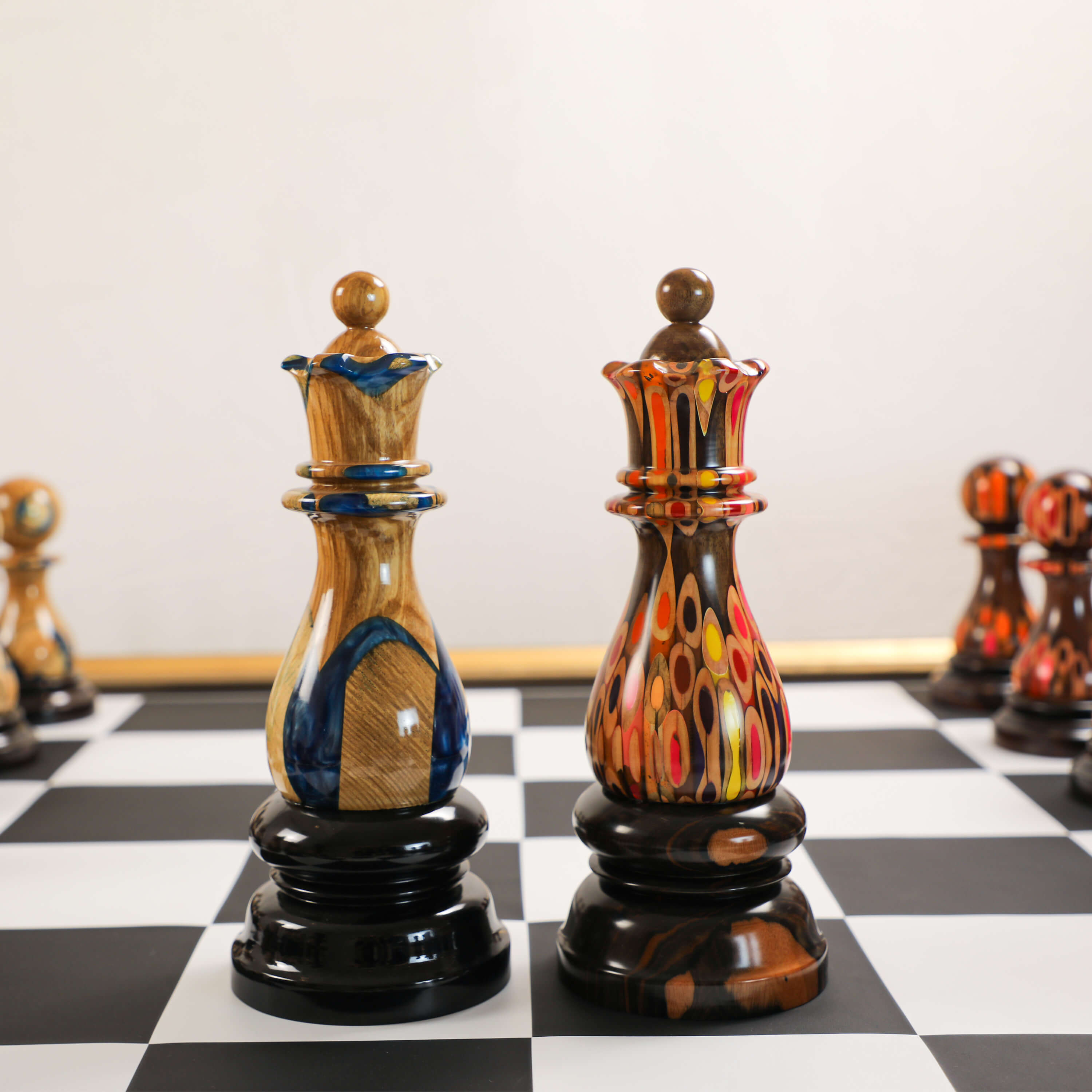 Giant Chess Pieces Resin & Victoria