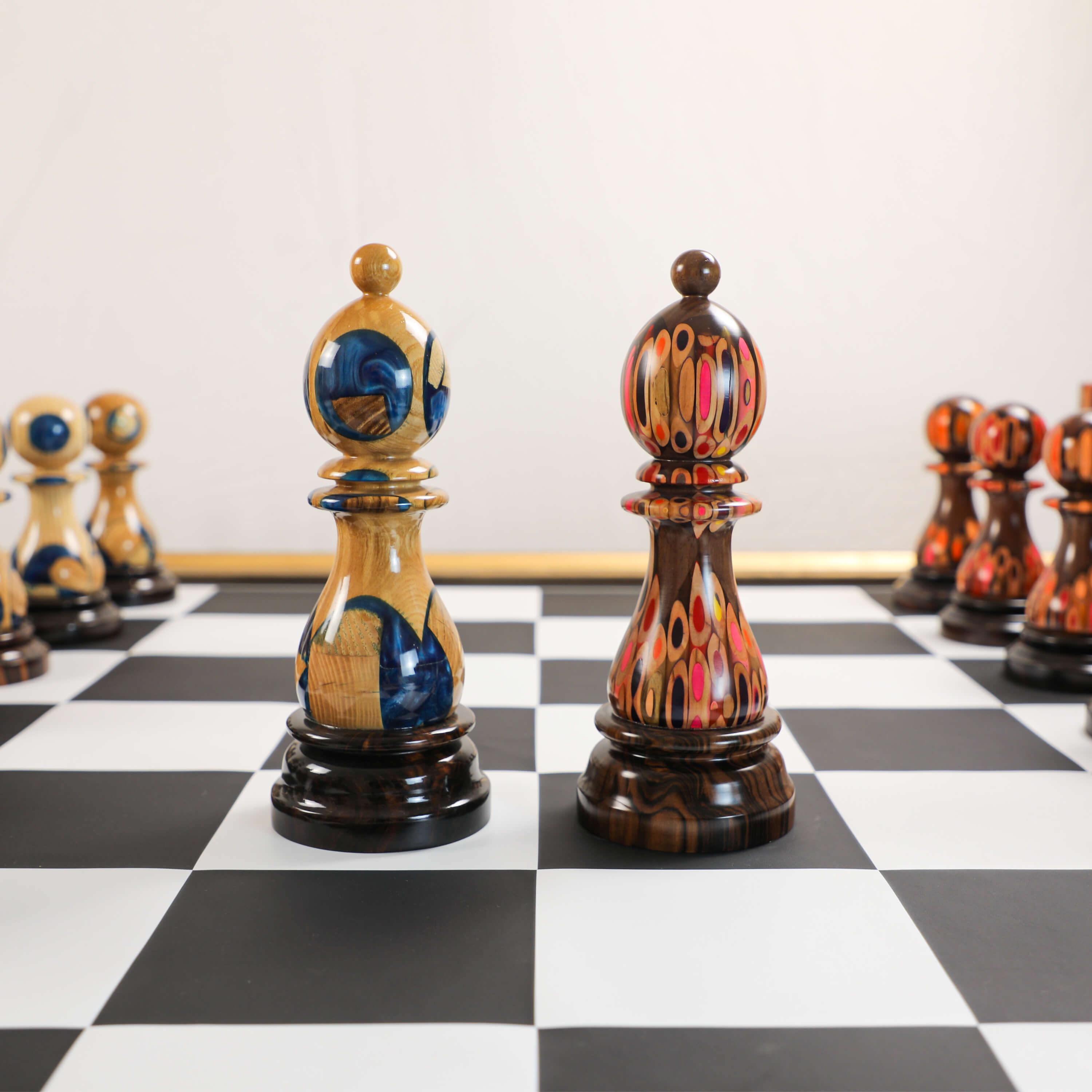 6 Giant Chess Pieces King - Queen - Bishop - Rook - Knight - Pawn | Super  Deluxe Chess