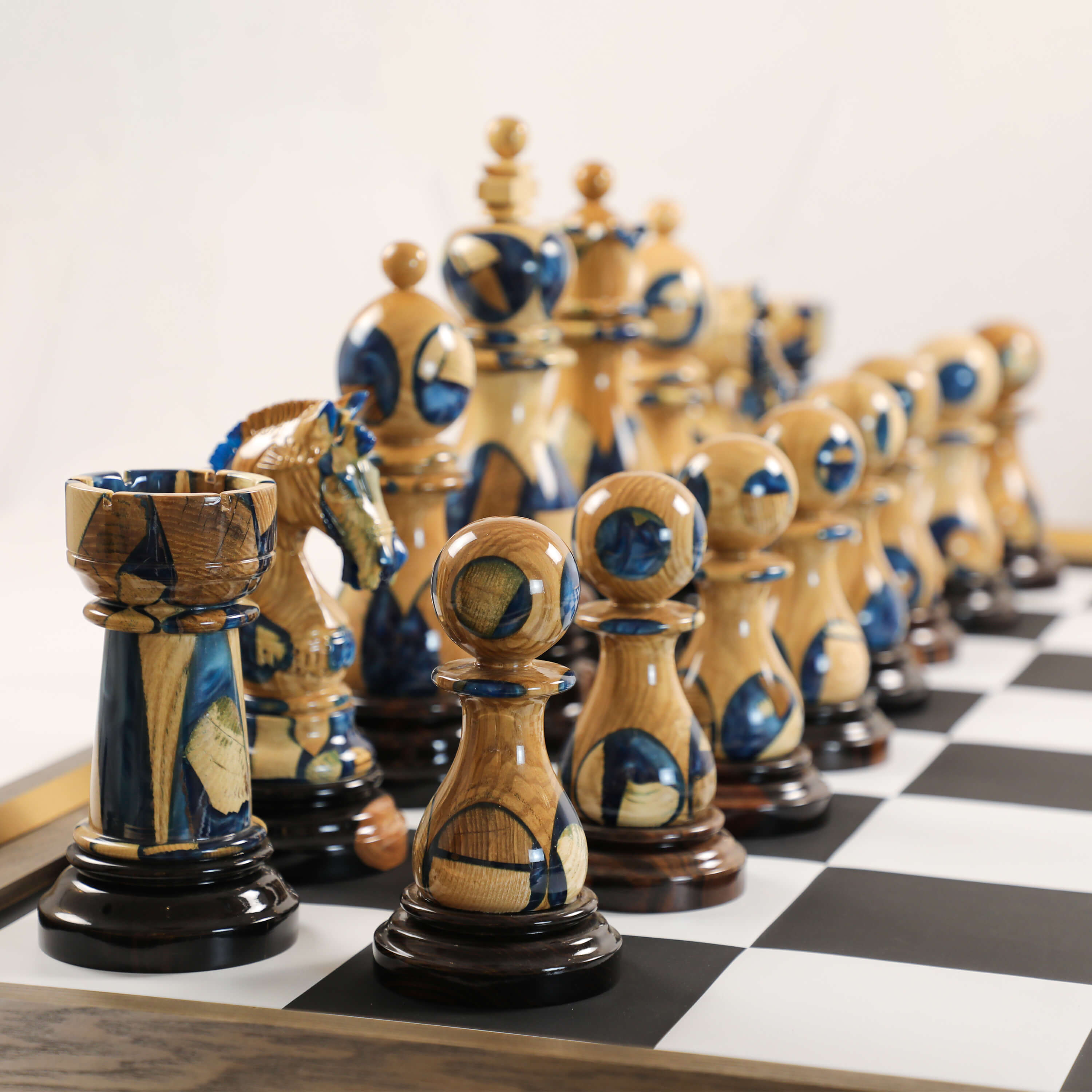 Wood Resin Chess Set