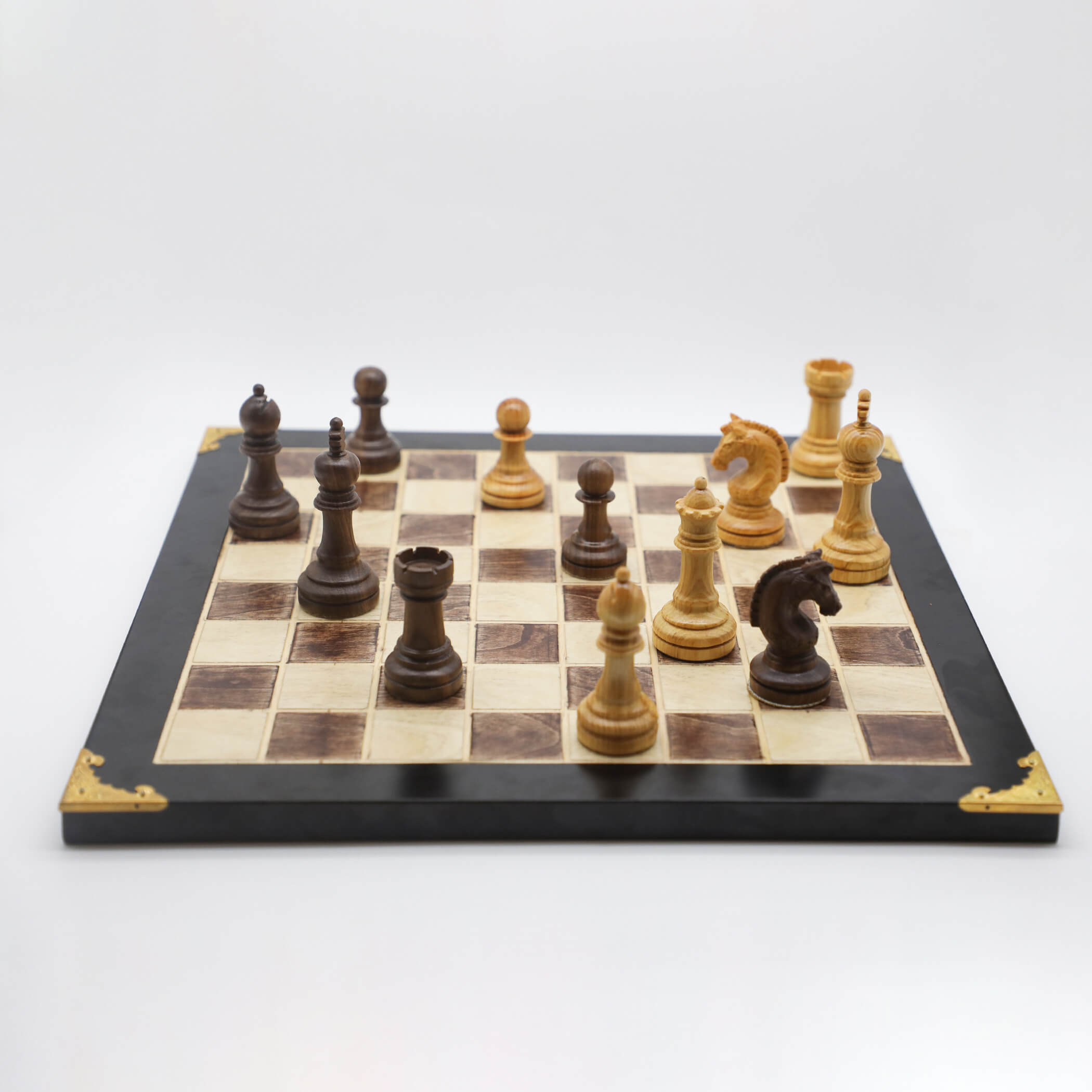 High-Class Chess Pieces- Juglan Nigra and Vietnam HINOKI Wood (5)