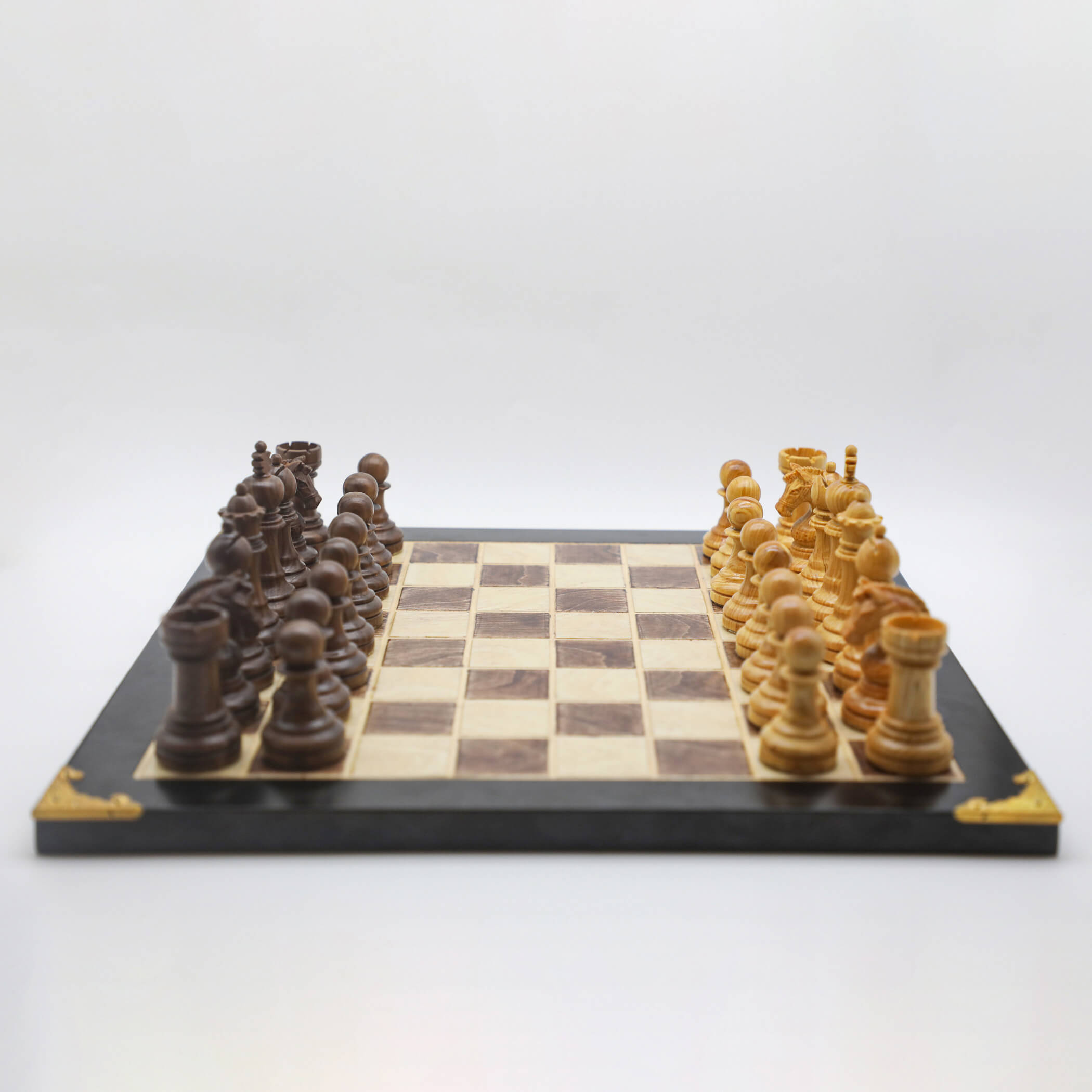 High-Class Chess Pieces- Juglan Nigra and Vietnam HINOKI Wood (6)