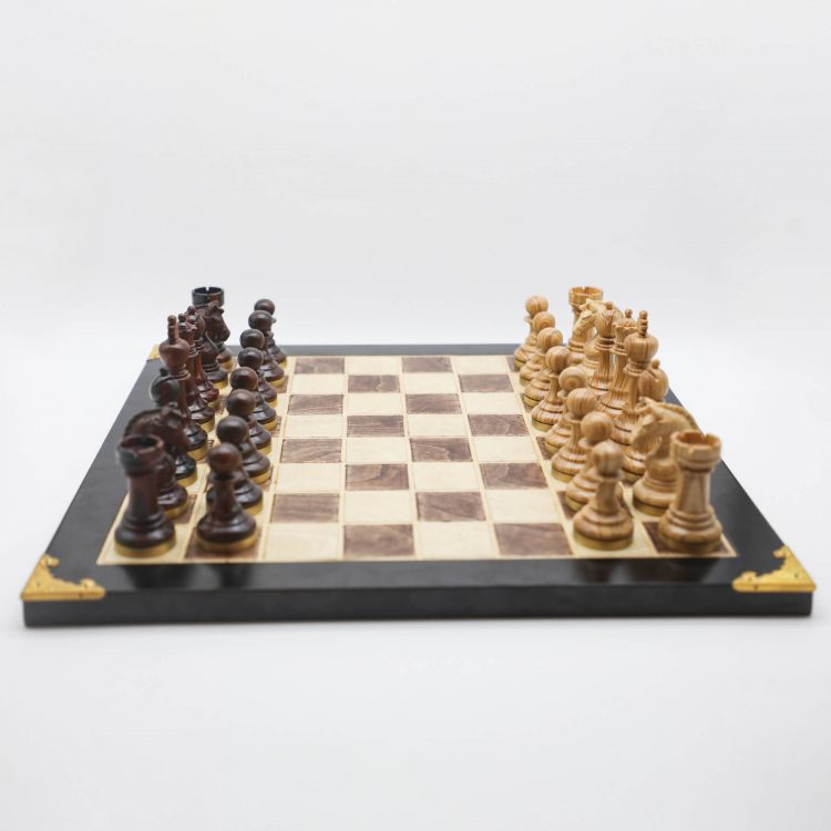 High-Class Chess Pieces-Techicai Sitan and Oak wood(15)