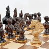 High-End Hung King Bronze Chess Set – Signature #01__0001
