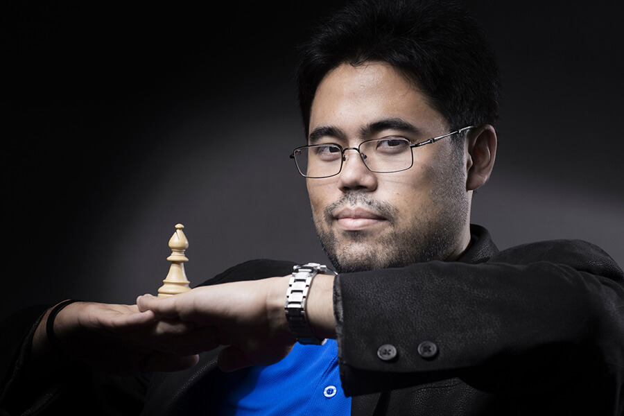 ▷ Hikaru Nakamura, currently Top 5 chess player in the world!