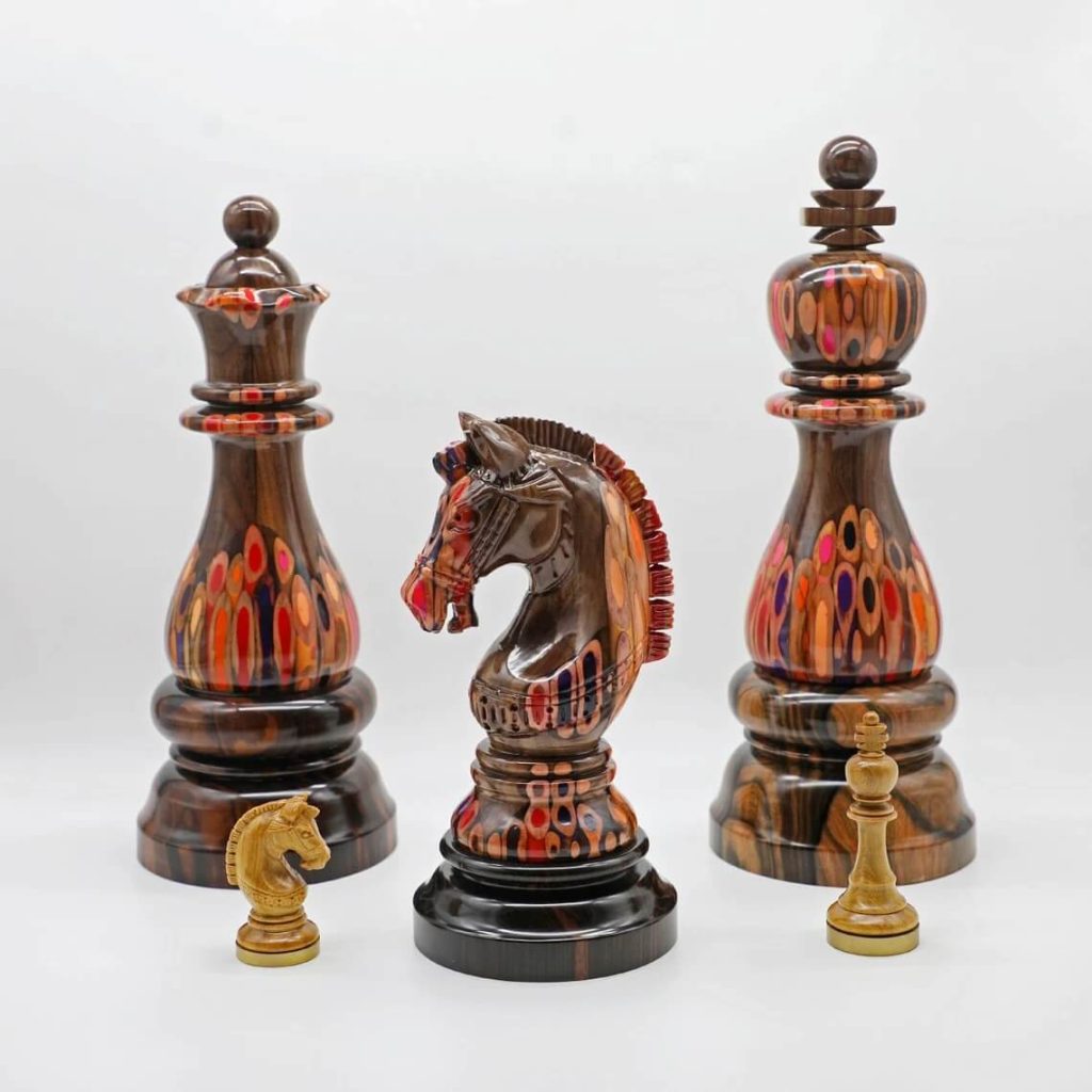How Big Are Giant Decorative Chess Pieces