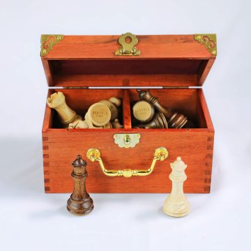 Luxury Copper Wrapped Padauk Chess Box