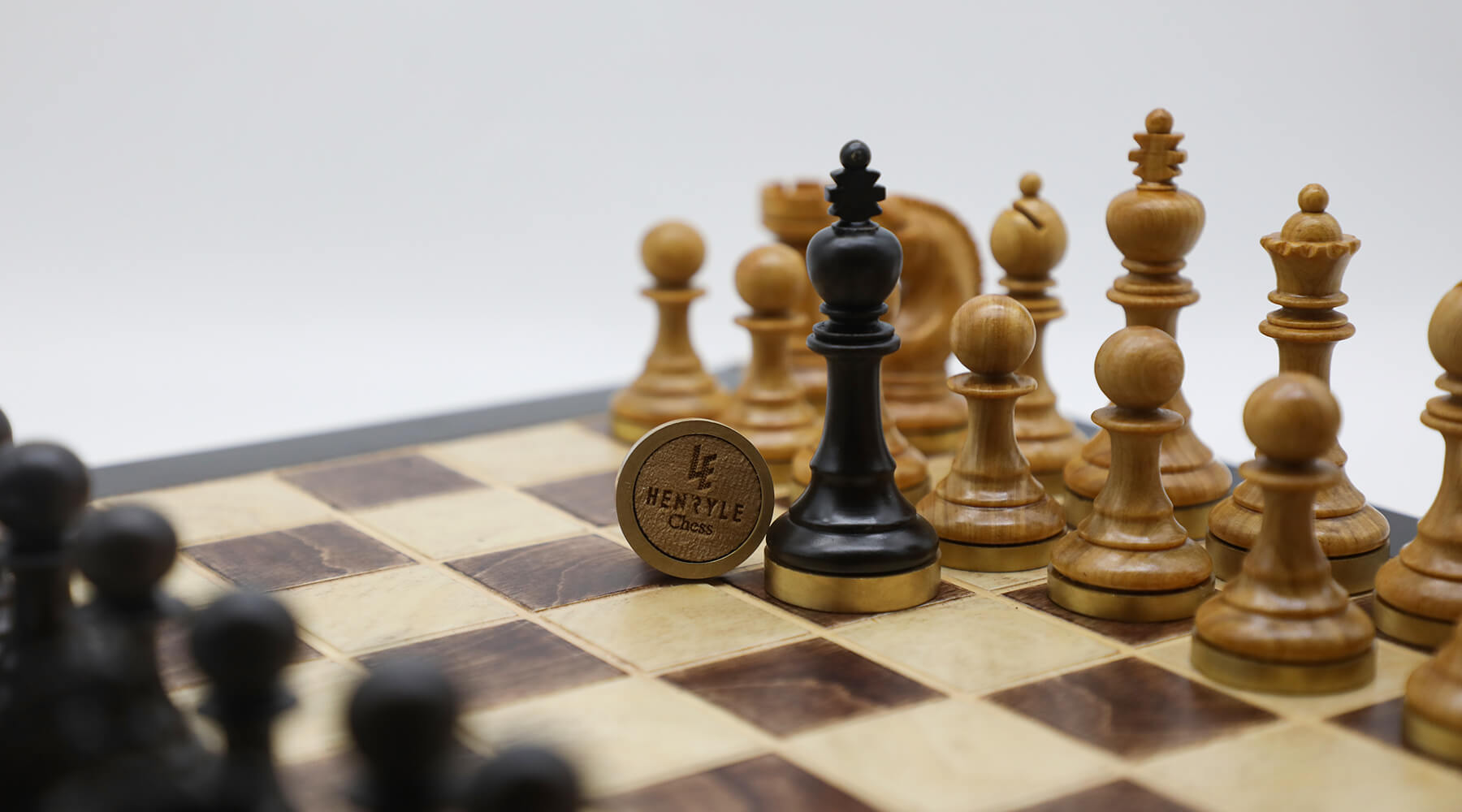 Standard Flat Tournament Chess Board (FIDE) - Henry Chess Sets