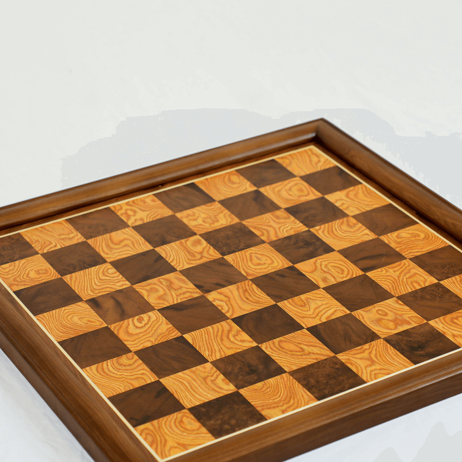 Mixed Walnut & Cherry Wooden Chess Board