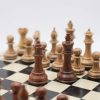 Superior Chess Pieces- White Oak and Padouk Wood