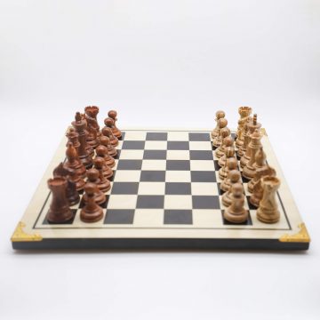 Superior Chess Pieces- White Oak and Padouk Wood