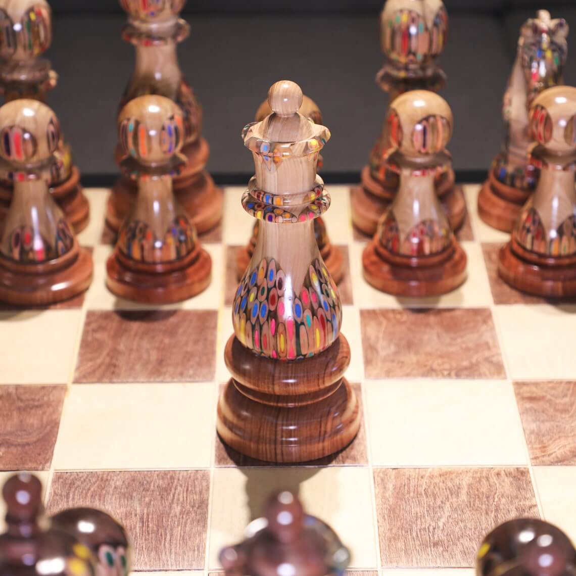 Queen Chess Piece Decor serial