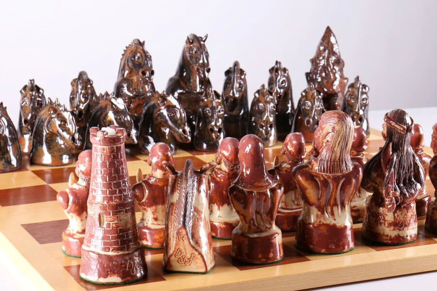 Sanfilippo Themed Chess Set Number XXVI - Dragon Slayer