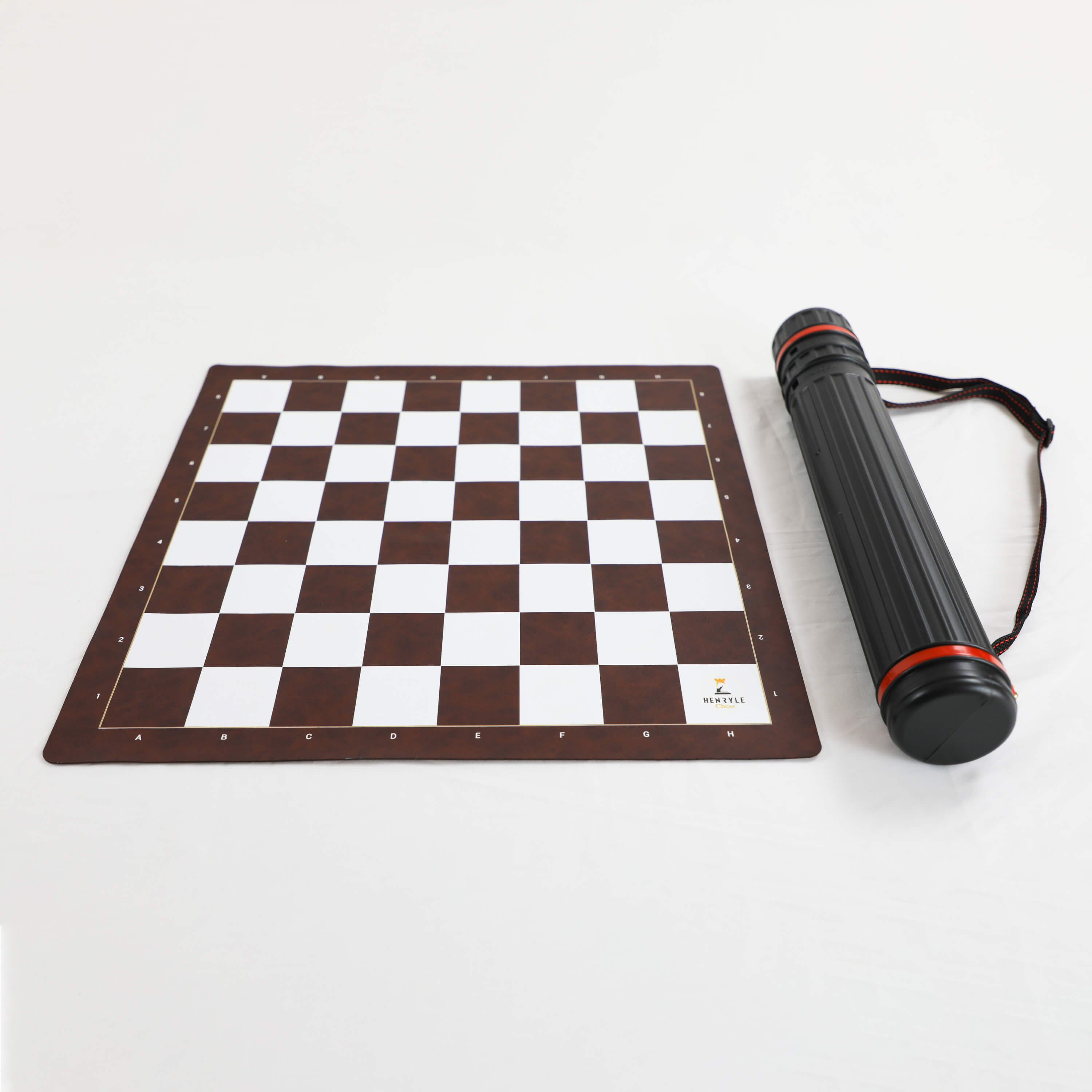 Standard Leather Chess Board New Edition Brown 1