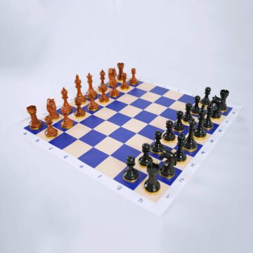 The Club Series Chess Set, Box, Board Combination