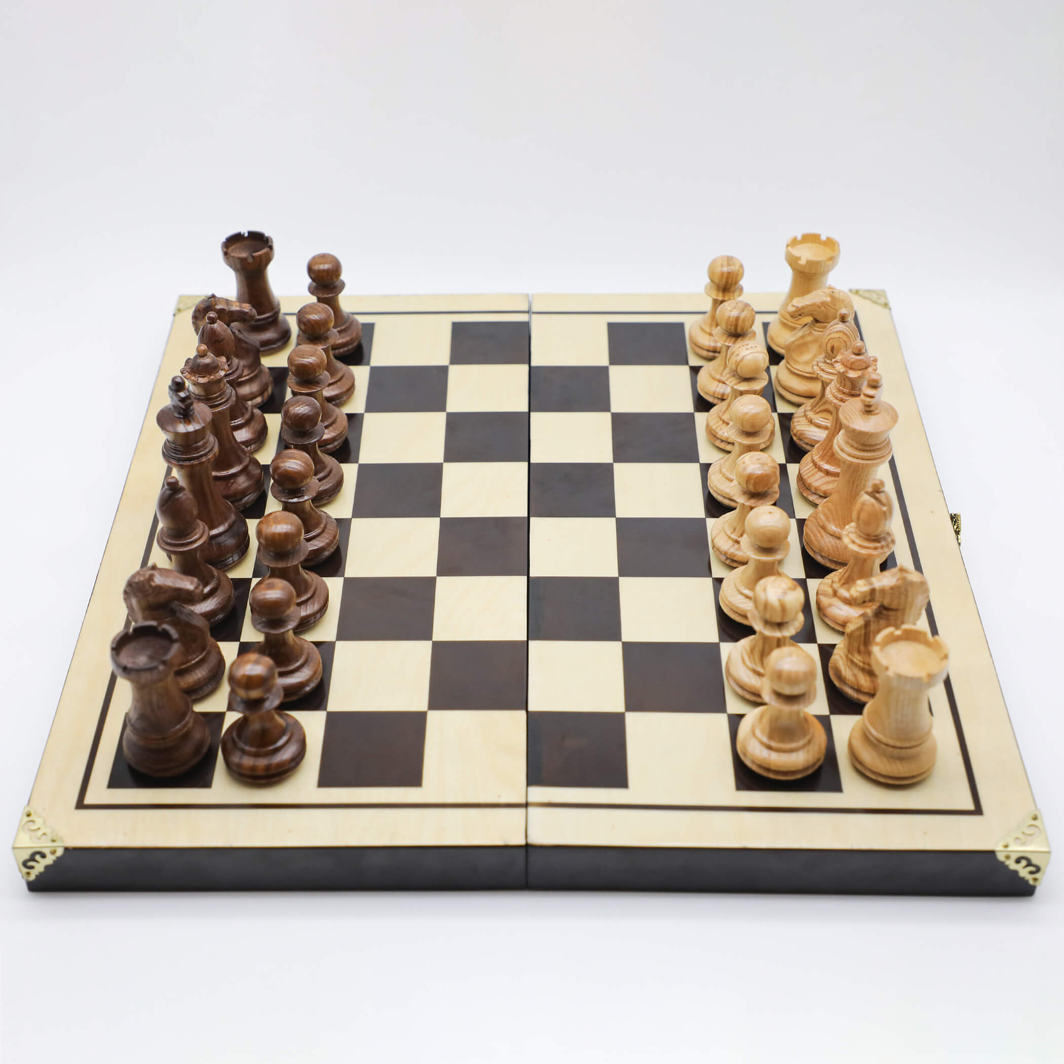 Standard Wooden Chess Pieces - Ash Wood