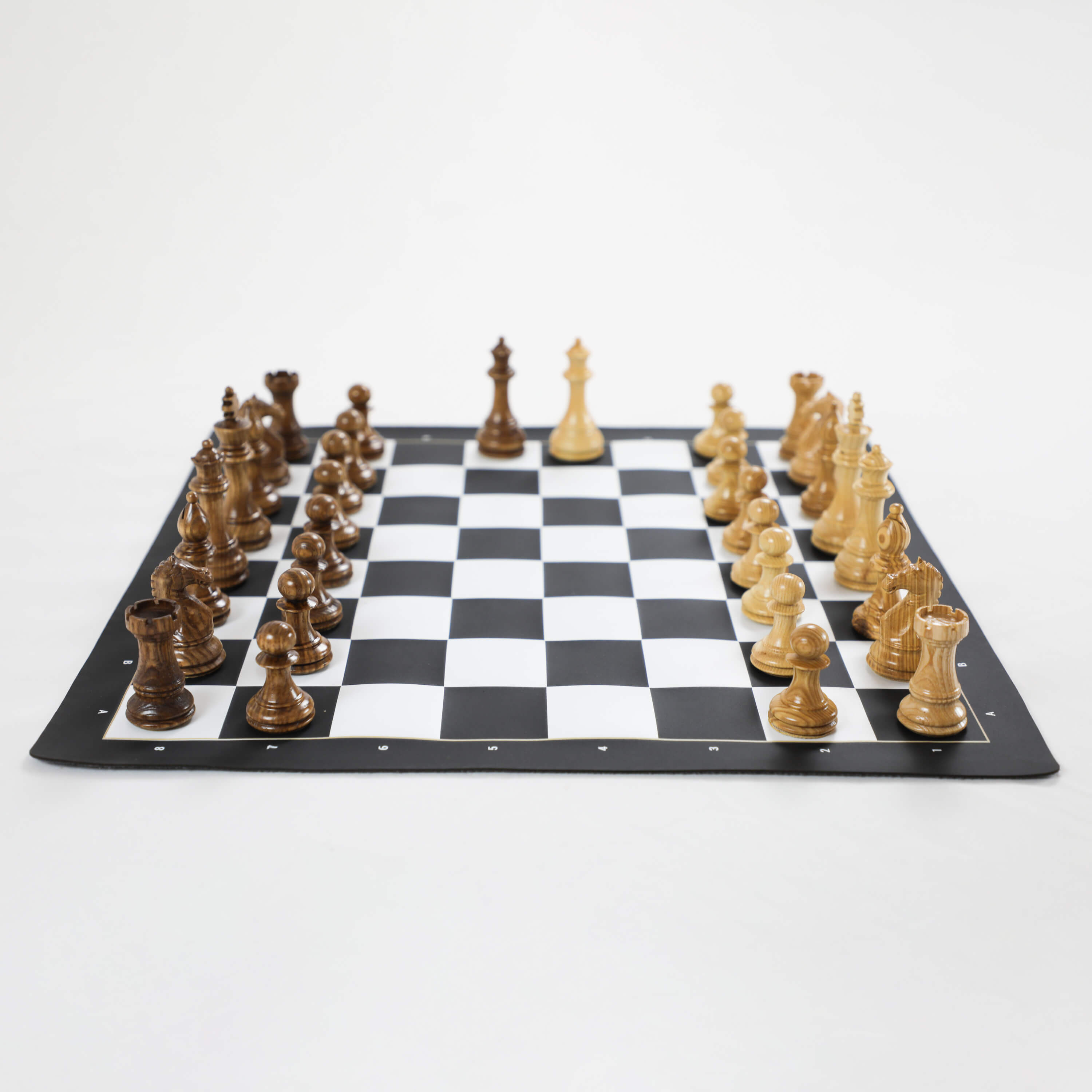 Superior Vertical Chess Board - Wall Mounted Chess Set (III) - Henry Chess Sets