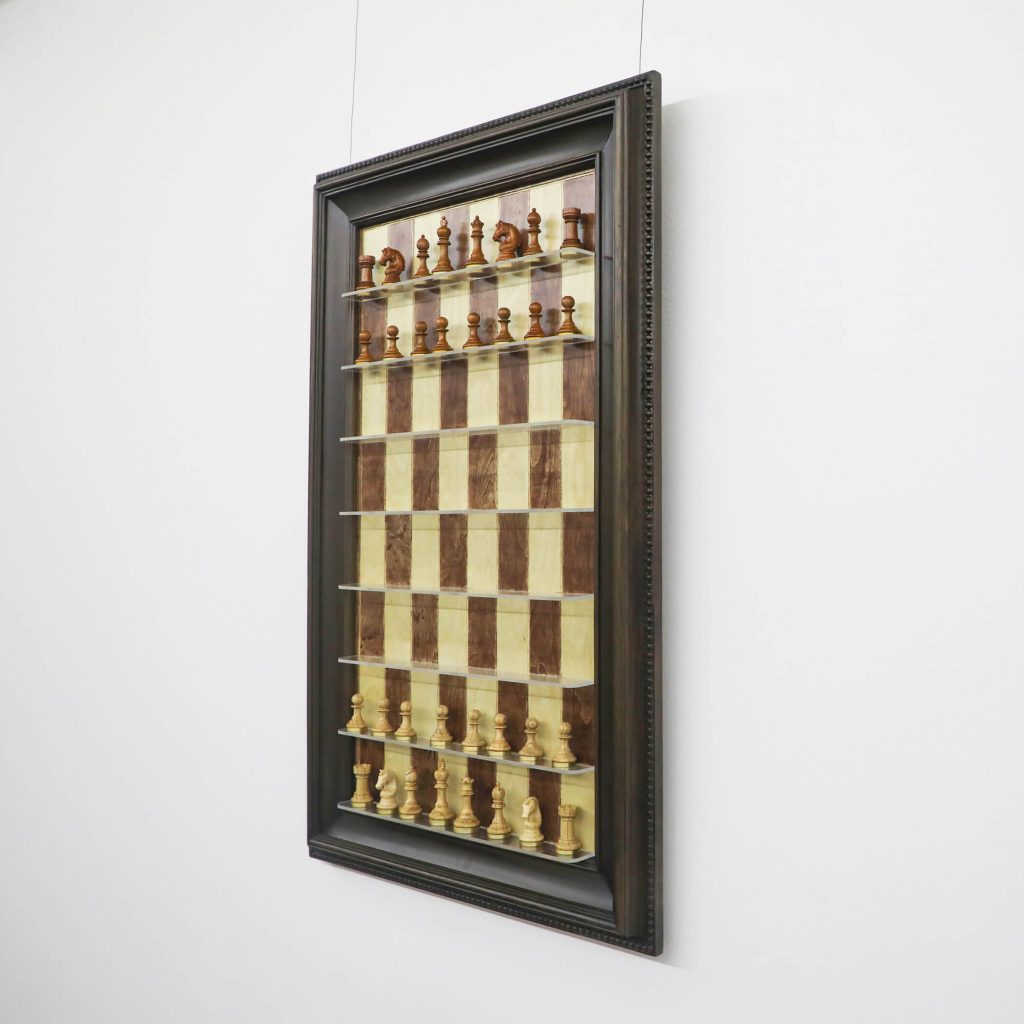 Superior Vertical Chess Board (I) Wall Mounted Chess Set Henry