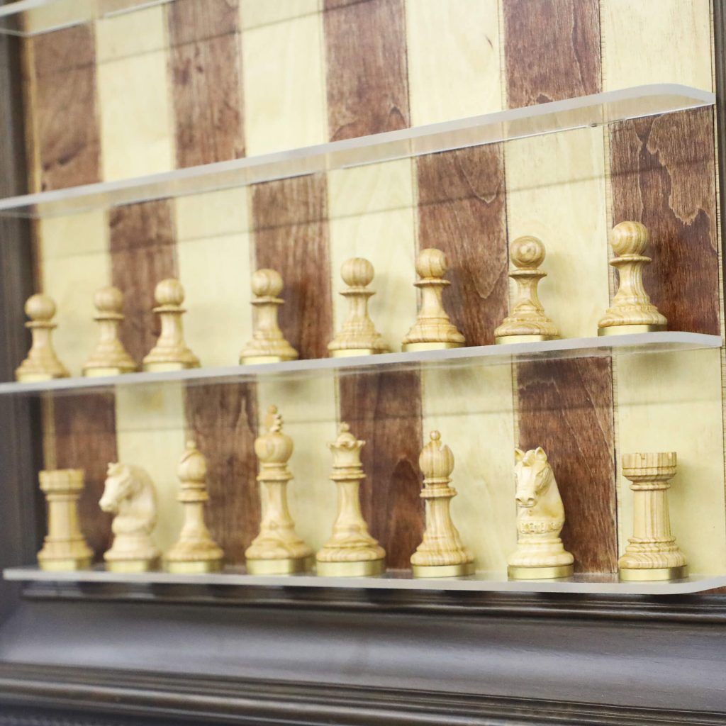 Superior Vertical Chess Board (I) Wall Mounted Chess Set Henry