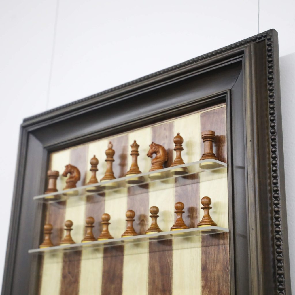 Superior Vertical Chess Board (I) Wall Mounted Chess Set Henry