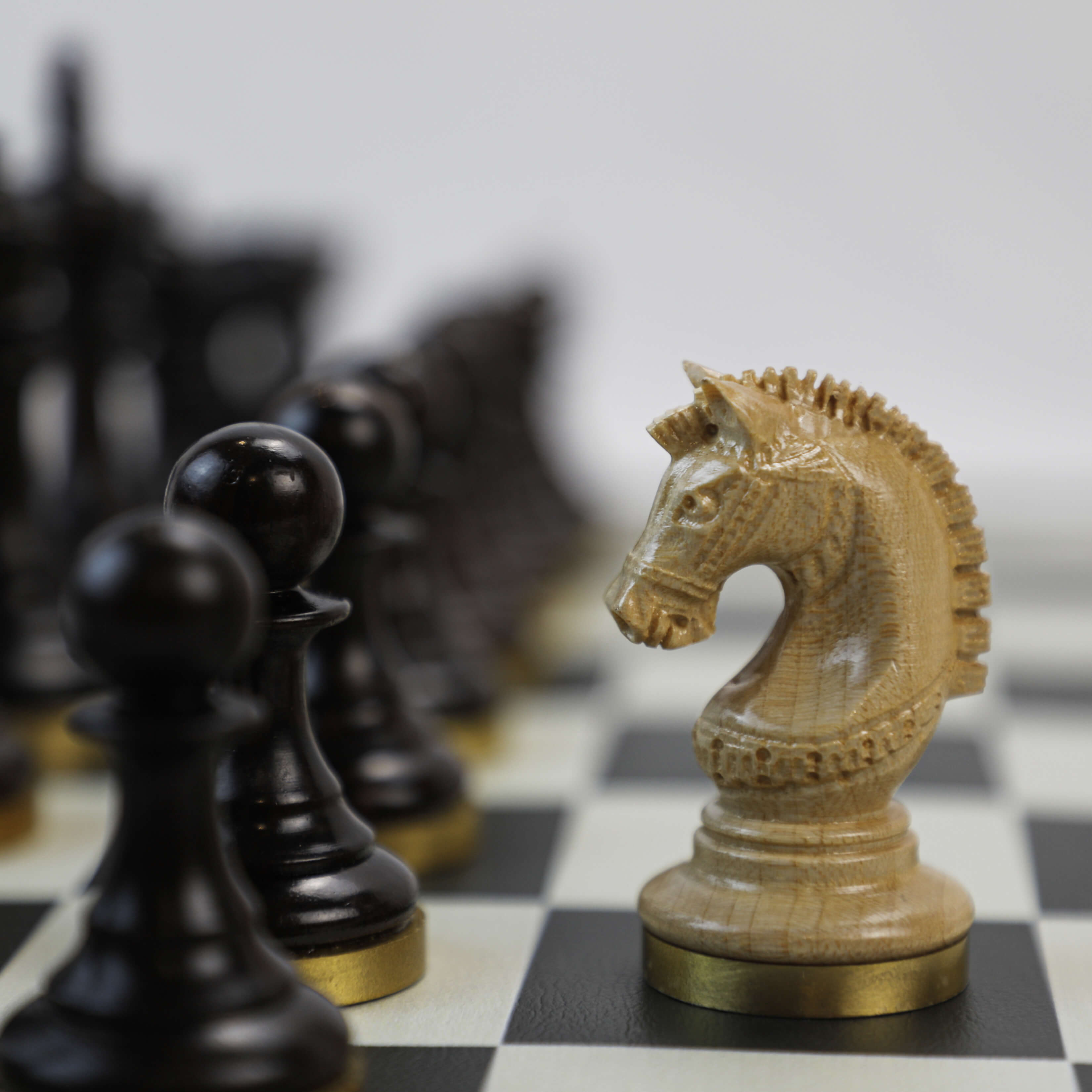 Luxury Rosewood & Maple Chess Pieces - Handmade Vintage Chess