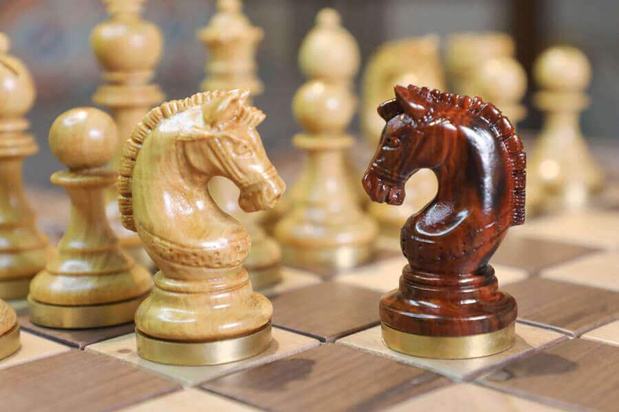 Luxury Chess Pieces High-end Wooden Chess Pieces for Sale
