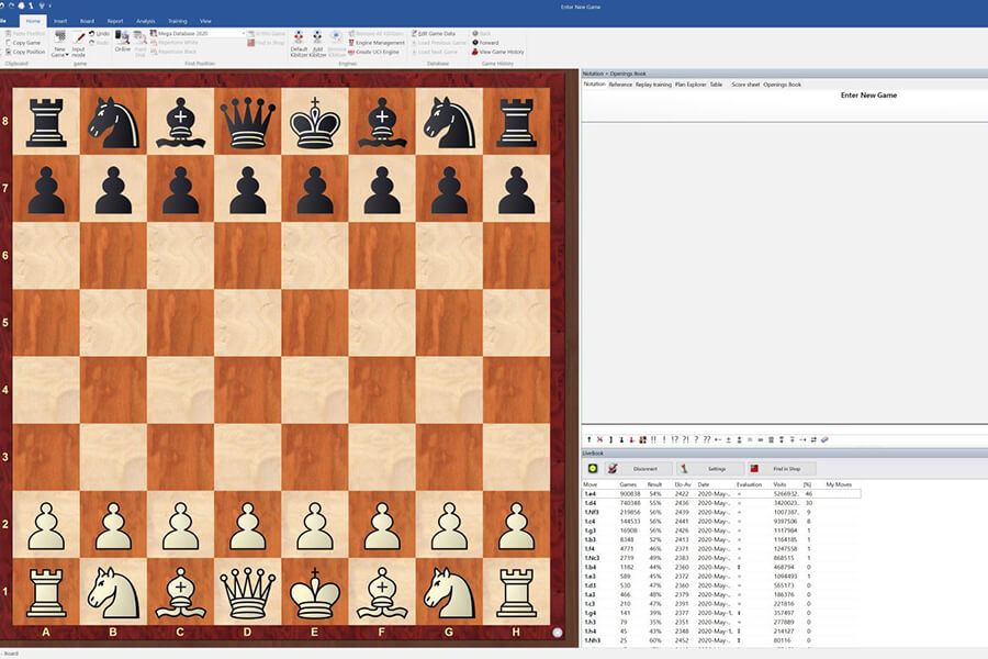 chessbase chess training softwares